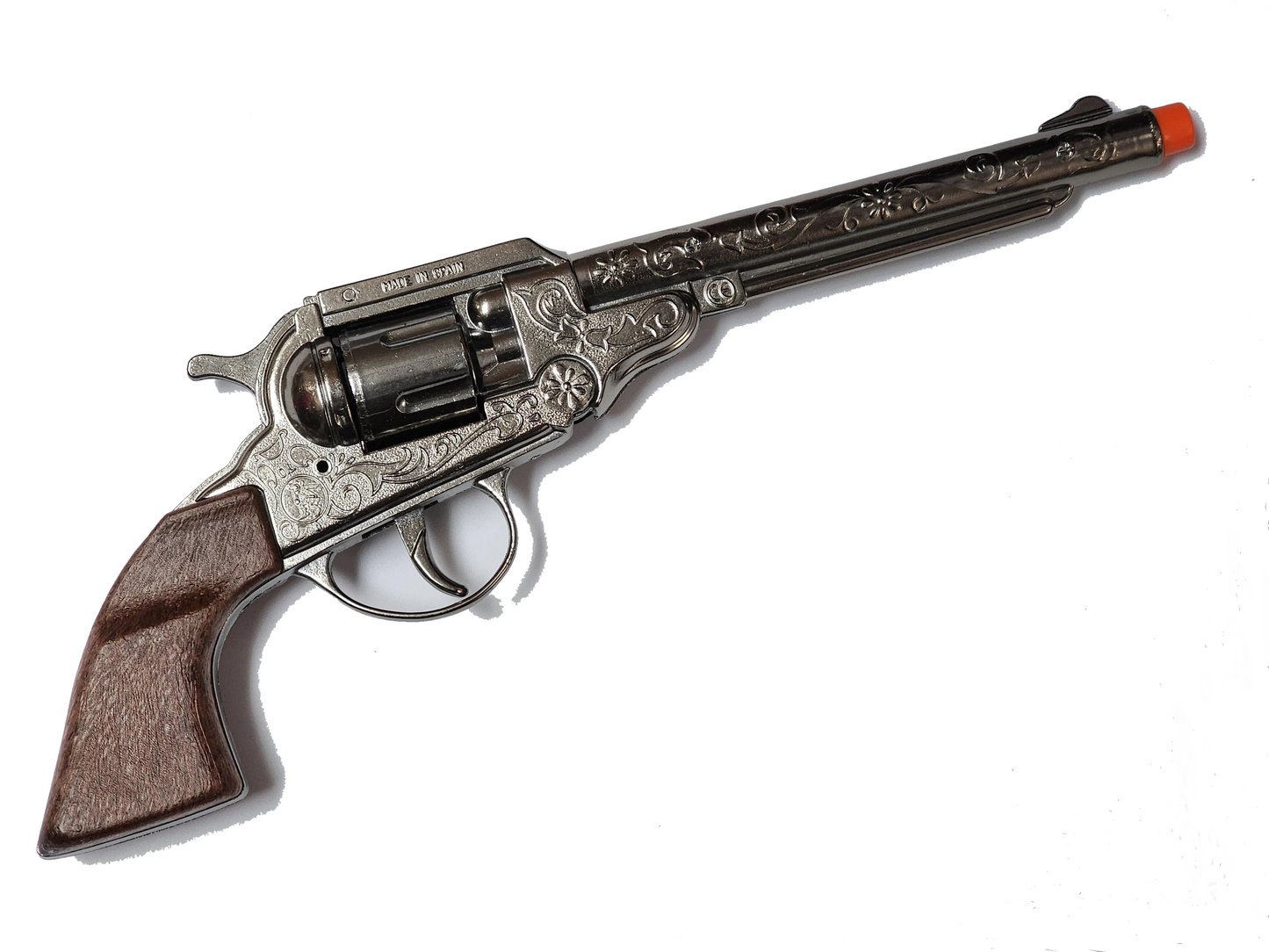 Gonher Cowboy Colt Style Revolver Pistol 8 shot Toy Cap Gun Made in Spain