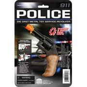 8 Ring Shot Cap Gun Police Die cast metal toy service revolver