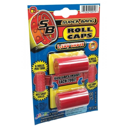 Paper Roll Caps Super Bang 1200 SHOTS Parris cowboys