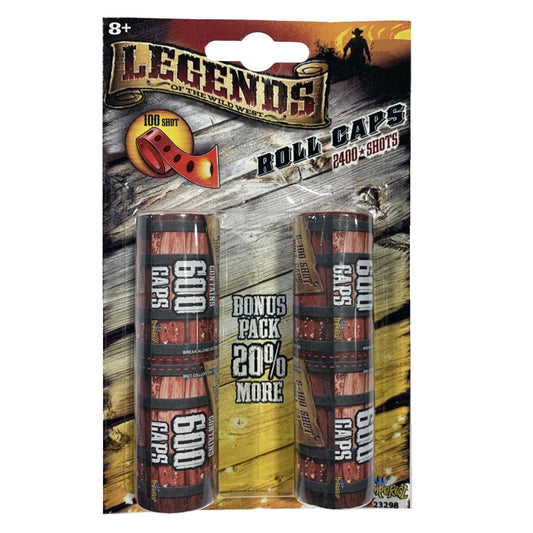 Paper Roll Caps 2400 Shots Legends of the Wild West