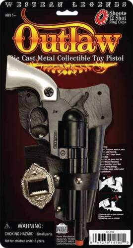 Parris Toys Outlaw Die Cast Metal Collectible Toy Pistol