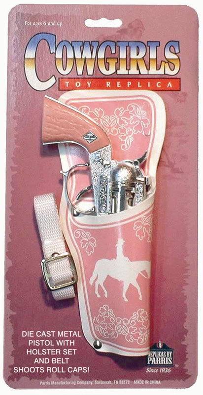 Western Girl Single Holster Set Toy cap gun