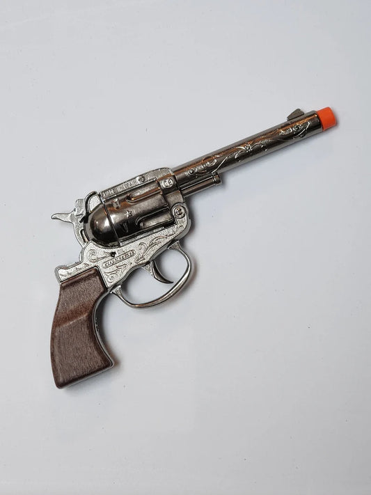 Gonher Cowboy Colt Style Revolver Pistol 8 shot Toy Cap Gun Made in Spain