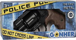 Gonher 357 Colt Detective Style 8-Shot Toy Cap Gun - Black 73/6