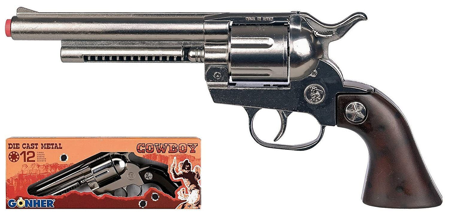 Gonher Cowboy Revolver Peacemaker Style 12 Shot Cap Gun