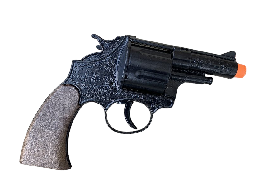 Gonher Colt Style 12 Shot Cap Gun Revolver in Black