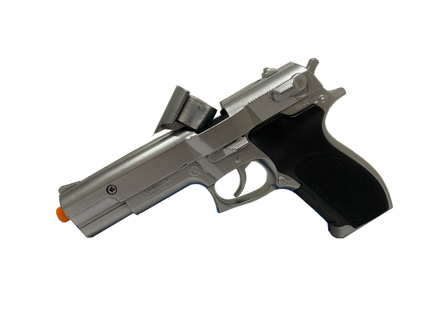 Gonher S&W Style Police 8 Shot Diecast Cap Gun - Silver